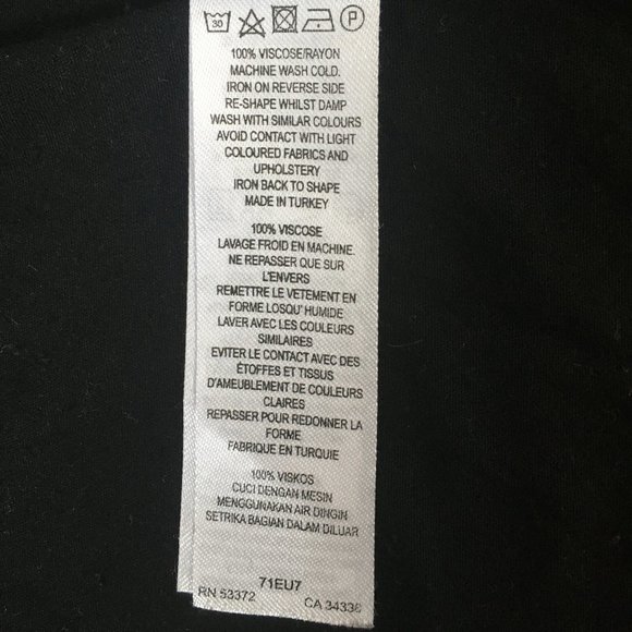 French Connection Black A-Line Dress US 6 / UK 8 - Picture 4 of 5